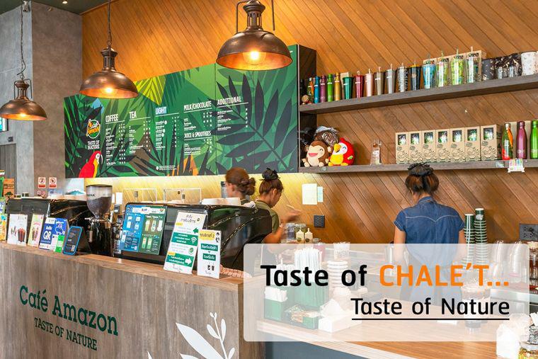 Taste of Chale’t, Taste of Nature Fill the taste of nature…Combining the warmth of genuine wood at Café Amazon